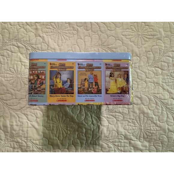 The Baby-Sitters Club Retro Set Books #1-6 Original Covers Collectors Tin- New - Picture 7 of 10